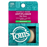 Tom's of Maine, Натуральная восковая плоская нить против зубного налета, мята, 29,2 м (32 ярда)