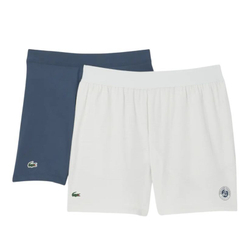 Мужские теннисные шорты Lacoste Roland Garros Edition Sport - серый