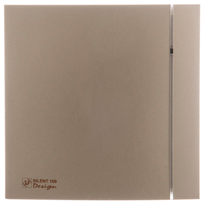 Накладной вентилятор Soler Palau SILENT-100 CRZ CHAMPAGNE DESIGN 4C