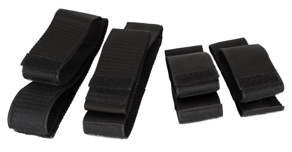 Набор фиксирующих лент для рук и ног Arm & Leg Restraints (Цвет: черный)