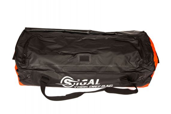 Гермосумка Sigalsub Trek Dry Bag 114 л черно-оранжевая