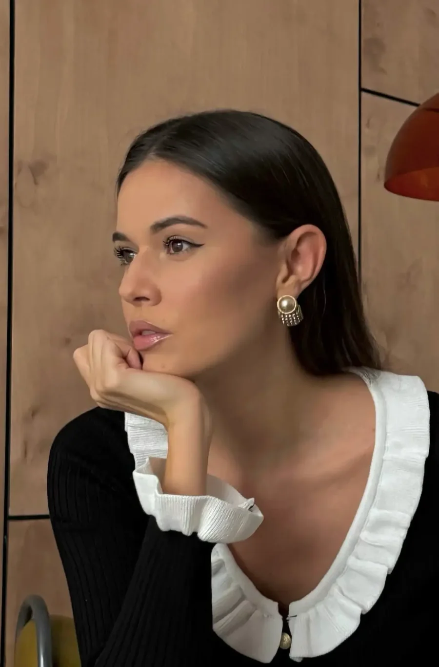 Серьги винтажные Жемчужные, Золотые