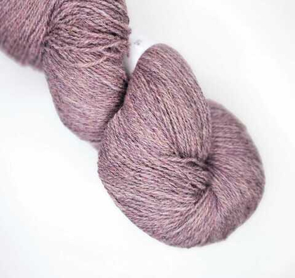 Кауни 8.2, шерсть 100%, 400 м в 100 гр (серо-розовый)