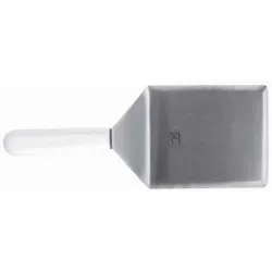 Лопатка 15*13 см острые края 32,5 см нерж. с пласт. ручкой черная Proff Chef Line