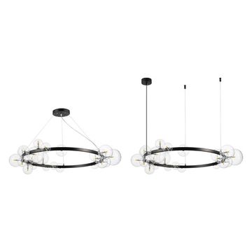 SL1165.403.24 Светильник подвесной ST-Luce Черный/Прозрачный G4 24*5W NECTON