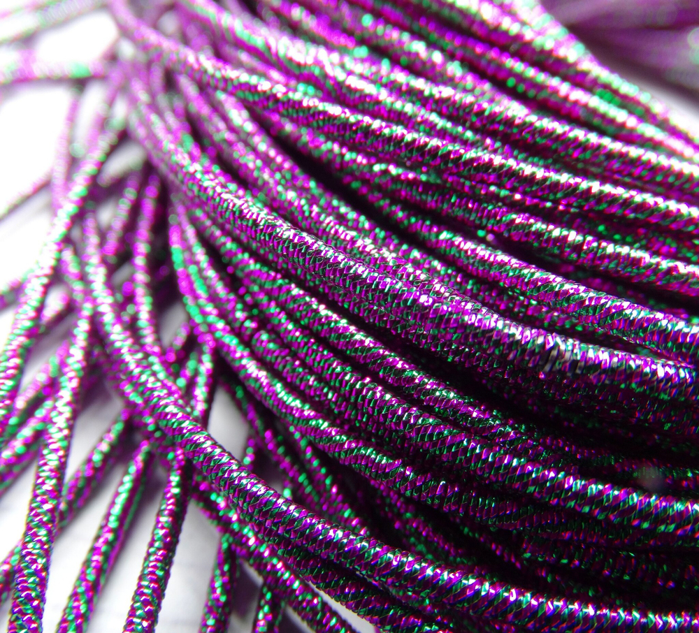 ТМ006НН1 Трунцал (канитель) металлизированный МИКС, цвет: фиолетовый, размер: 1,5 мм, 5 гр.