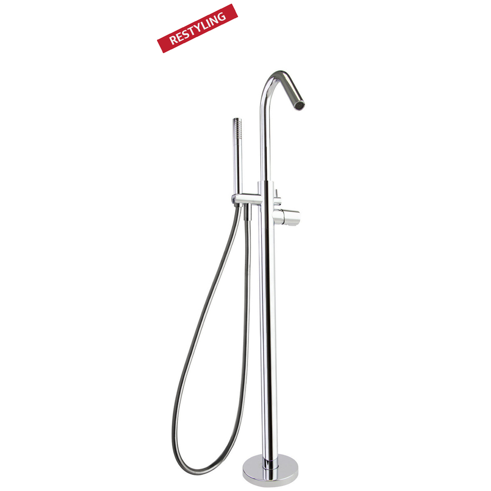 Напольный смеситель для ванны с душевым комплектом TZAR 348503MO