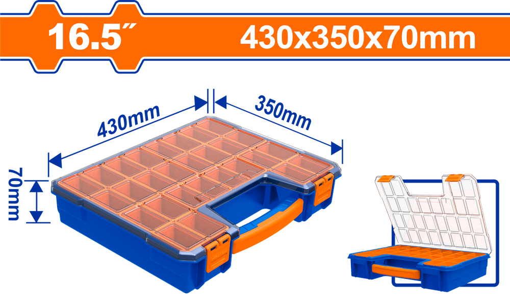 Органайзер WADFOW WTB1611 430х350х70 мм