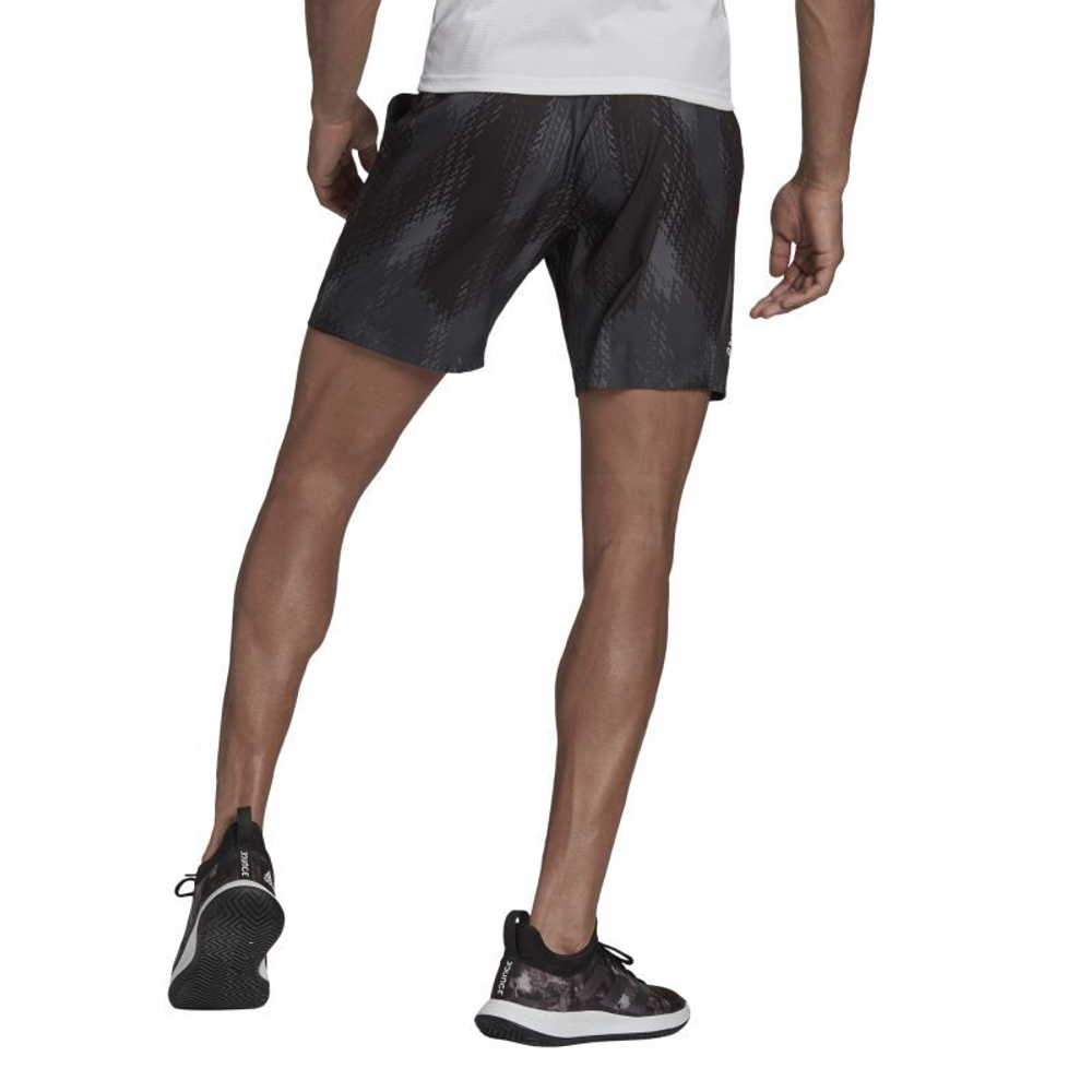 Теннисные шорты Adidas Printed Short M - Black