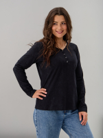 Лонгслив Л-004/черный-варенка