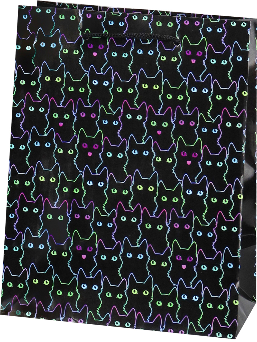 Пакет подар. бумажн. 18*24*8 см, 157гр/м2 Котомания