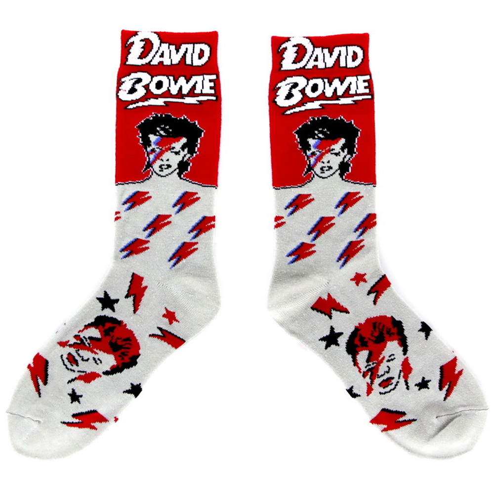 Носки David Bowie ( серые, длинные )