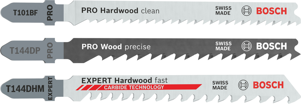 Набор лобзиковых пилок дерево PRO BOSCH 2607011436