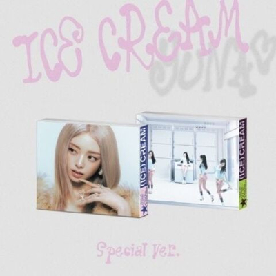 Альбом YUNA (ITZY) - ICE CREAM 1st Mini Album SPECIAL 2 Version SET