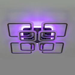 Citilux Марсель Смарт CL232A185E RGB Умная люстра Чёрная