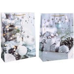 Пакет подарочный «Снежные подарки» 41.5*32*12 см, микс