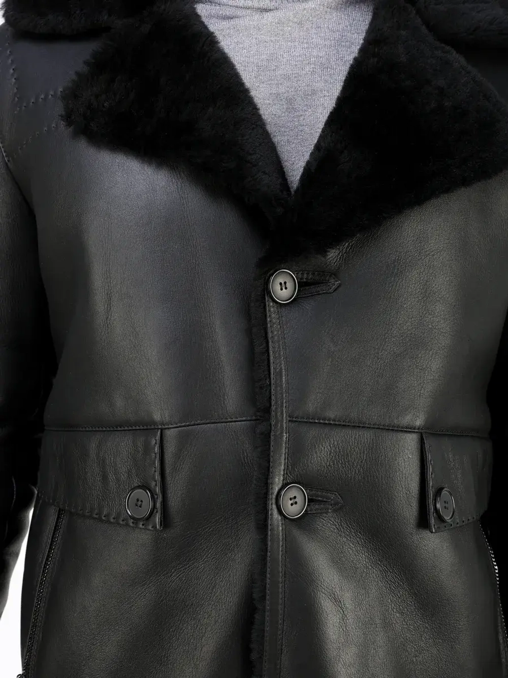 Дубленка зимняя натуральная