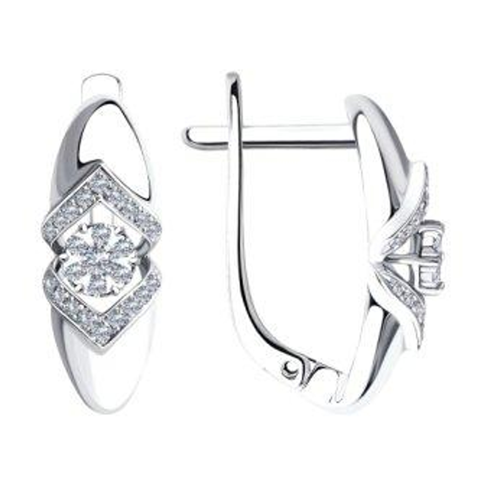 Серьги из золота с бриллиантами