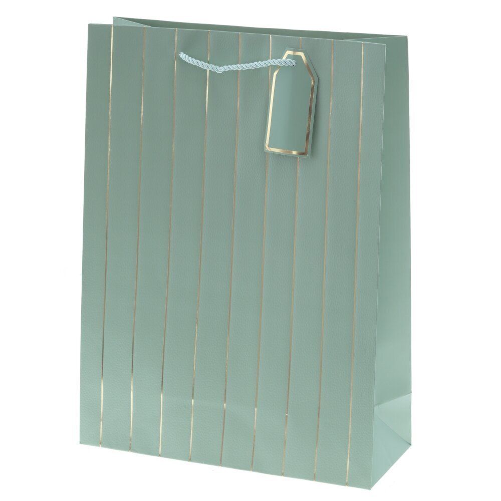 GAEM Пакет подарочный L (бумага 210г/м2, блок 12шт), L31 W12 H42 см, 9в.