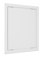 Люк ревизионный Л фланец 246х296 нажимной 268х318 пластик EVECS