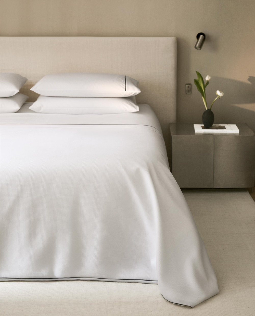Пододеяльник Zara Home, хлопок 100%, однотонный, 6115/088