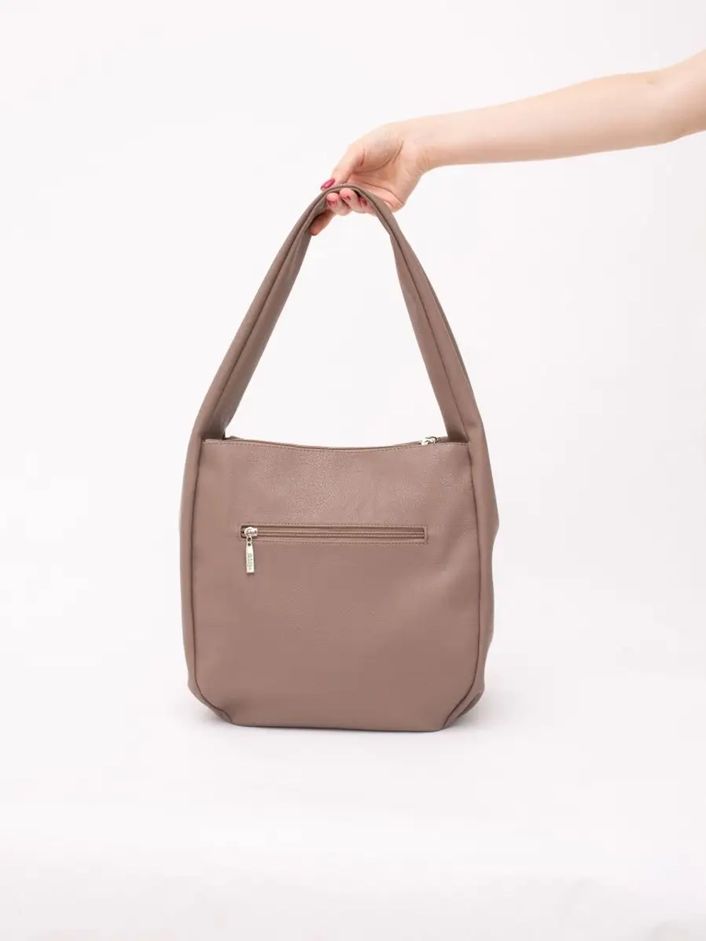 Сумка большая через плечо шоппер мешок