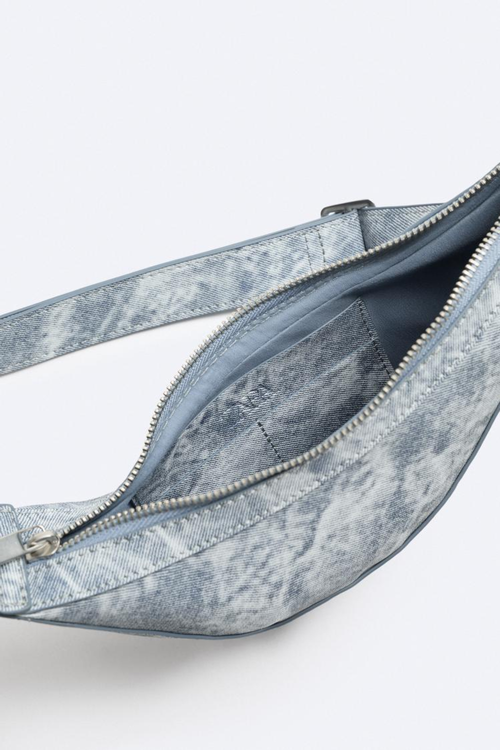 ZARA СУМКА-БУМЕРАНГ МИНИ С ПЛЕЧЕВЫМ РЕМНЕМ, РАЗНОЦВЕТНЫЙ