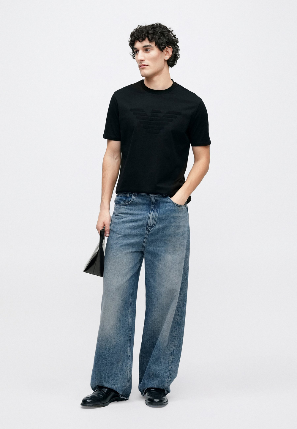 Emporio Armani Футболка с принтом - Чёрный