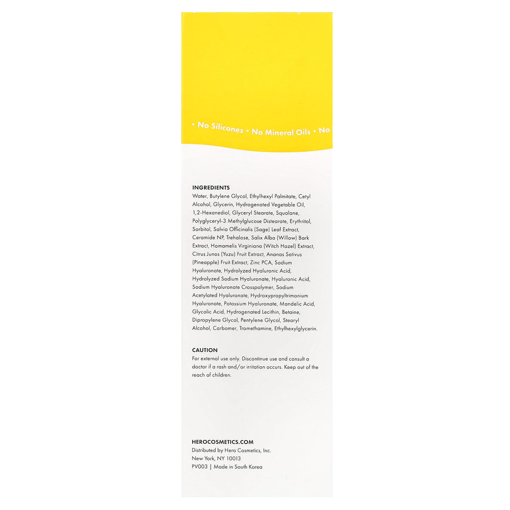 Hero Cosmetics, Clear Collective, очищающий увлажняющий крем с пребиотиками, 70 мл (2,36 жидк. унции)