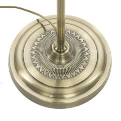 Citilux Базель CL407931T Торшер бронза со столиком и бежевым абажуром