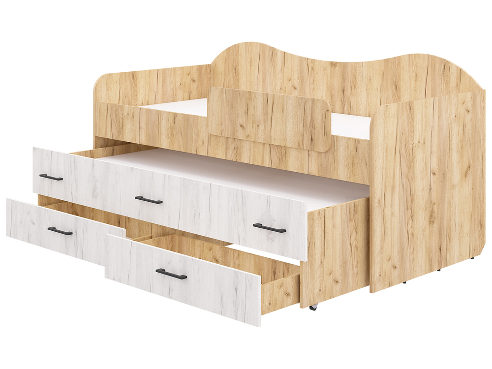 Кровать Нимфа двухместная Кр.золотой/Кр.светлый