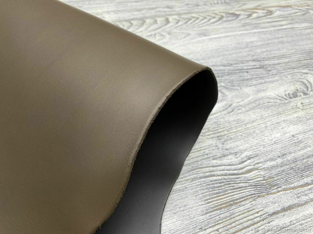 Vacchetta Prima Grey Oliva (2,0-2,2 мм), цв. Оливковый, натуральная кожа