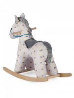 Качалка мягкая Тутси "Зефирка" (серый/принт "горох), 711-2021