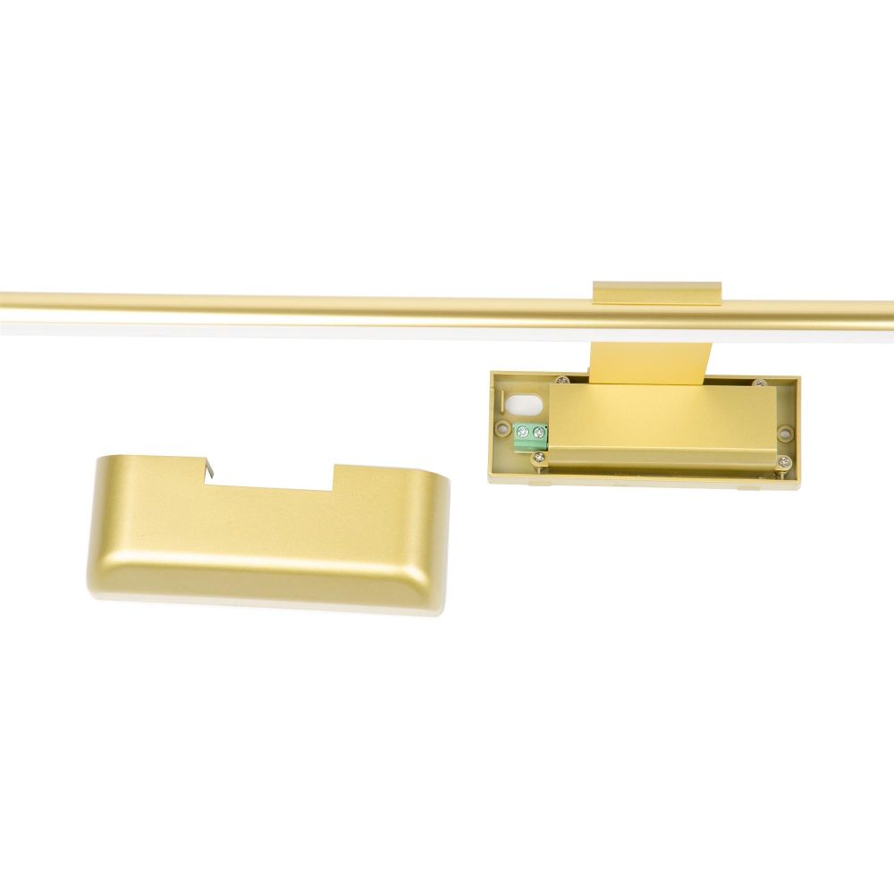 ULT-F32-9W-NW IP20 GOLD Светильник светодиодный для подсветки картин и зеркал. 220V. Белый свет. Корпус алюминий. Золотистый. TM Uniel