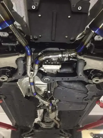 Спортивная выхлопная система с заслонками для Porsche Macan 95B.1 3.0T/3.6T 2014-2018 Порше Макан