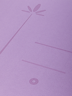 УЛЬТРАцепкий 100% каучуковый коврик для йоги New Arrows Lila 185*68*0,5 см