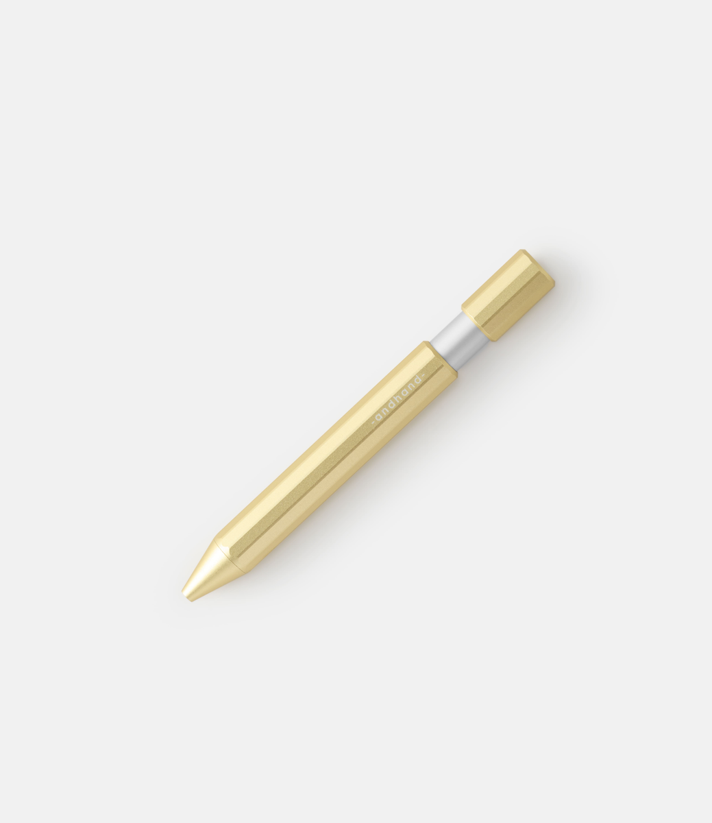 Andhand Aspect Retractable Pen Gold Lustre — ручка-роллер из аллюминия
