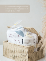 Пеленальный кокон и шапочка Mjölk Кляксы