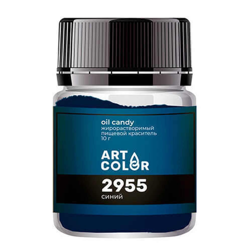 Сухой жирорастворимый краситель, 10 гр. Синий Art Color (Oil Candy)
