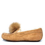 Мокасины Dakota Pom Pom New Chestnut