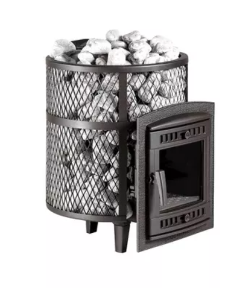 Печь банная Прометалл Атмосфера М с сеткой для камней