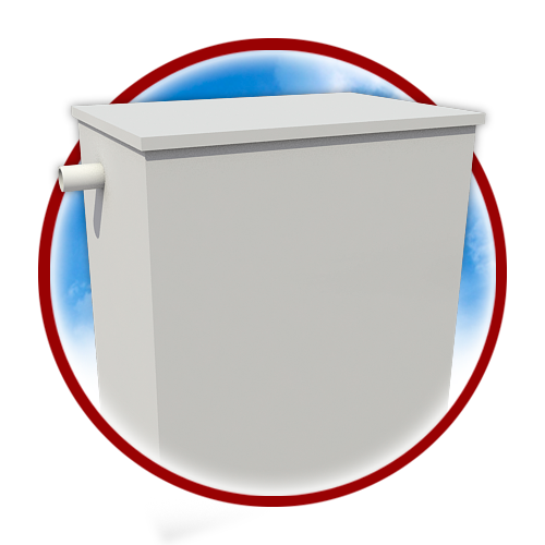 Жироуловитель под мойку (3 крана) Юнилос М/1.5/150(800x600x477см;) - арт.560678