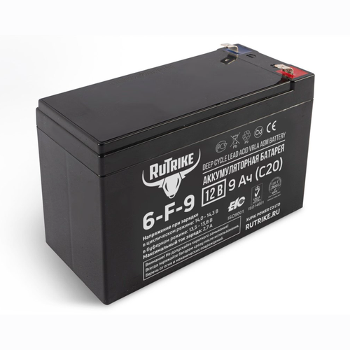 Аккумулятор RuTrike 6-F-9 (AGM)
