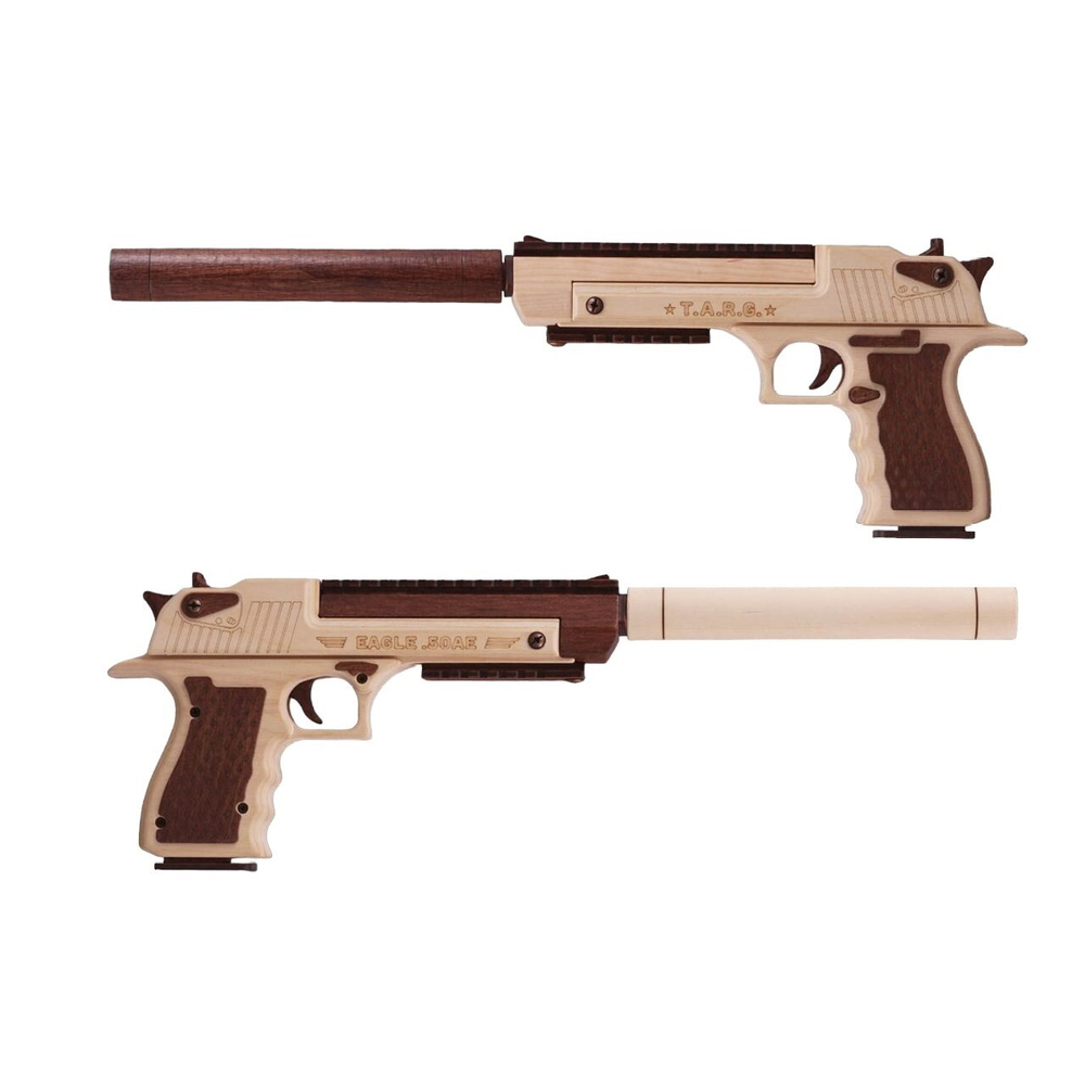 Глушитель для оружия TARG - купить деревянные  конструкторы ТАРГ. Дооснастить, дополнить свою модель деревянного оружия