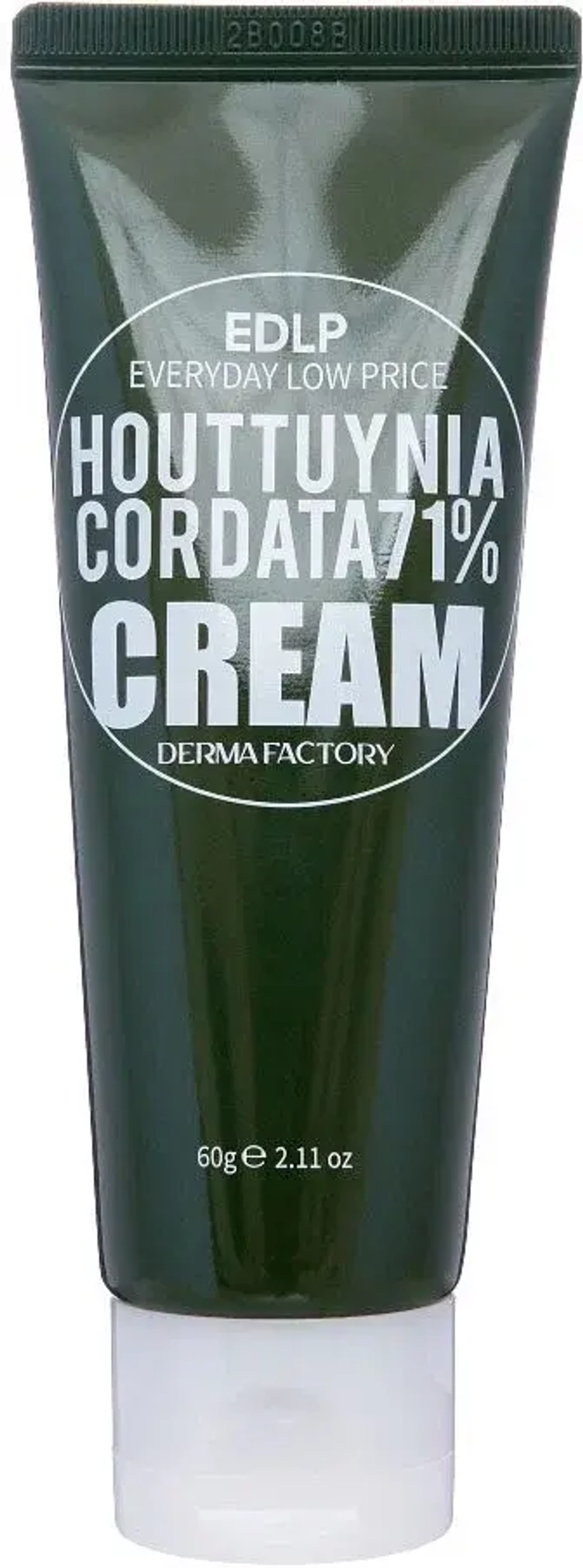 Крем для лица с экстрактом хауттюйнии Derma Factory Houttuynia Cordata 71% Cream 60 мл