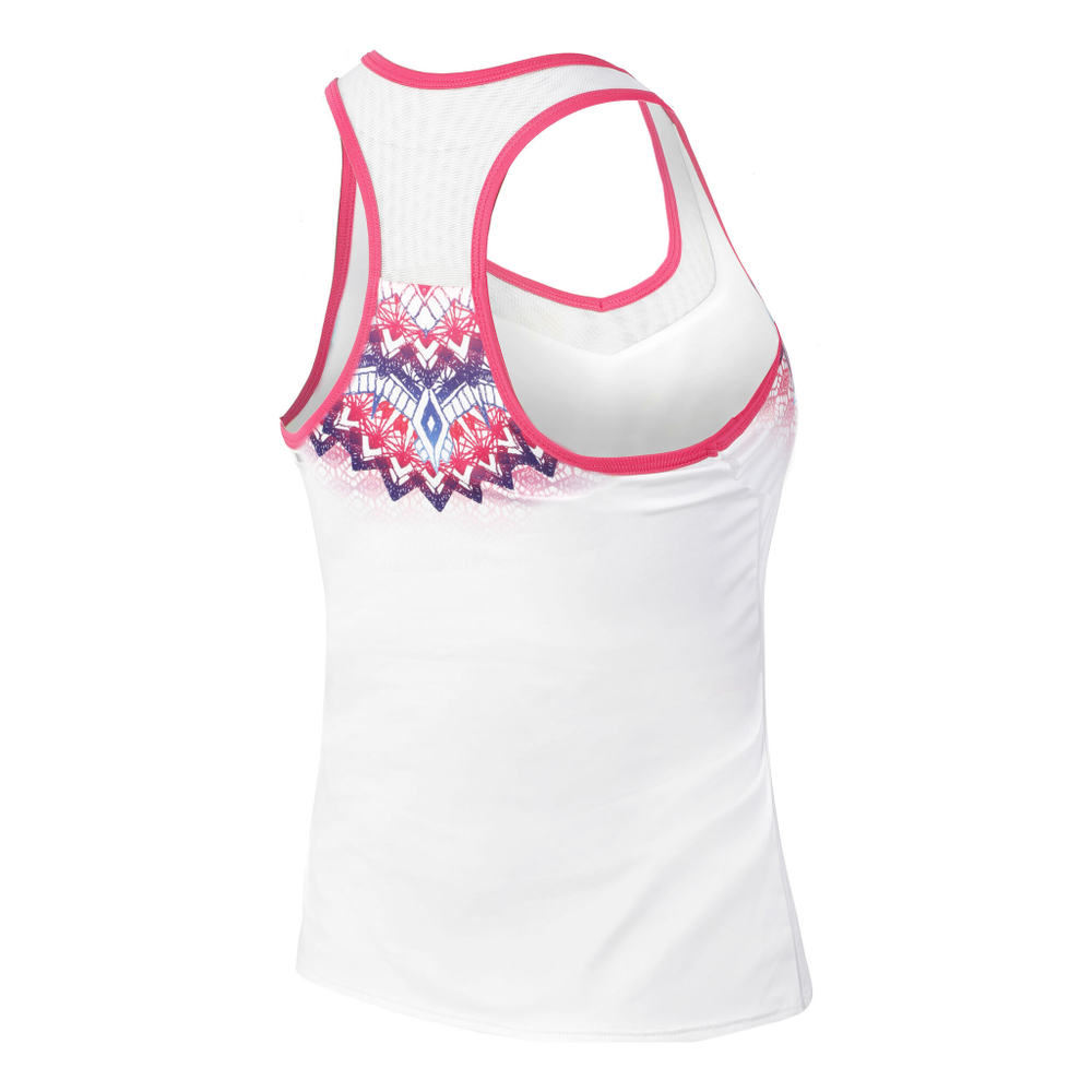 Женская теннисная майка Lucky in Love Meridian Ombre Special Edition Women - White, Multicoloured