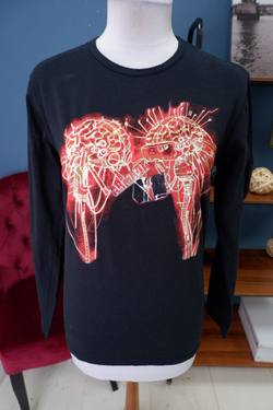 Джемпер с принтом 48 размер