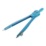 Готовальня-циркуль с грифелем, пласт.фут, металл, цв.асс (J.Otten)