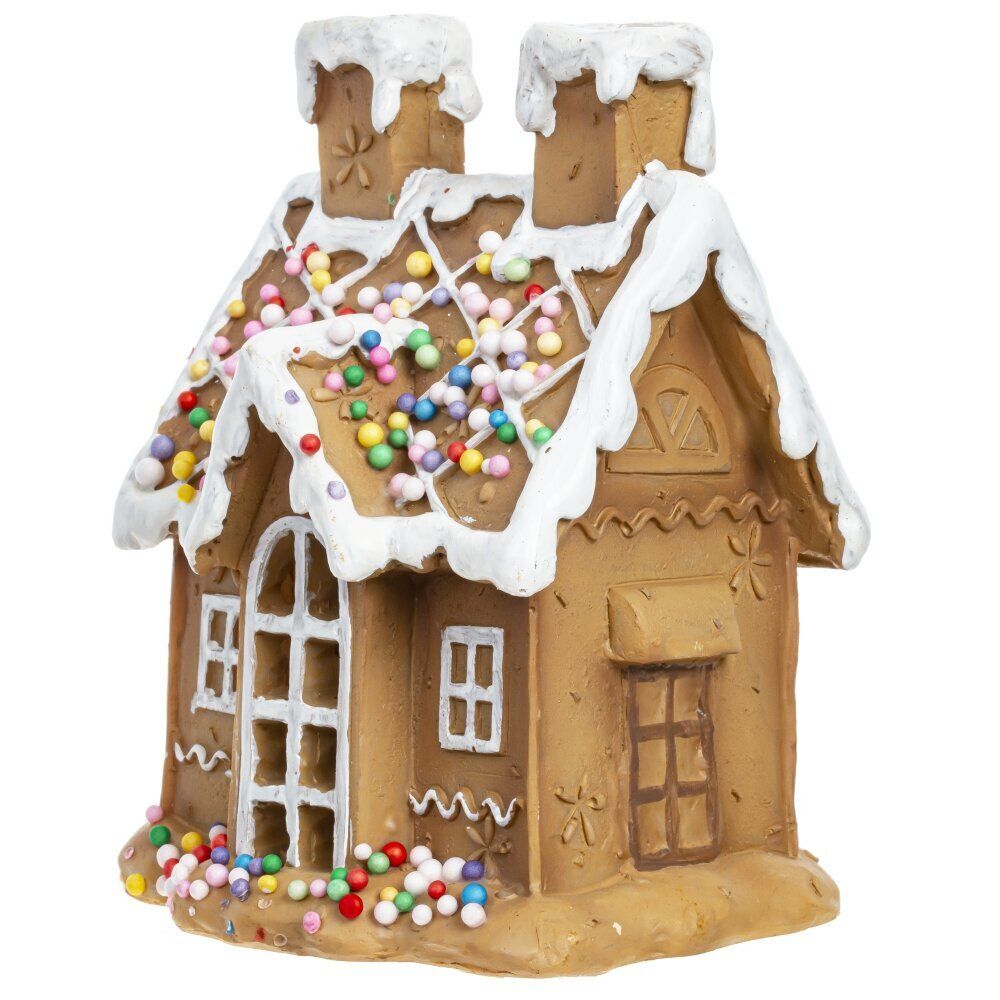 GAEM Фигурка декоративная с подсветкой "Домик", L10 W8,5 H12,5 см, 2в.