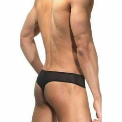 Мужские трусы тонги черные La Blinque LB15106